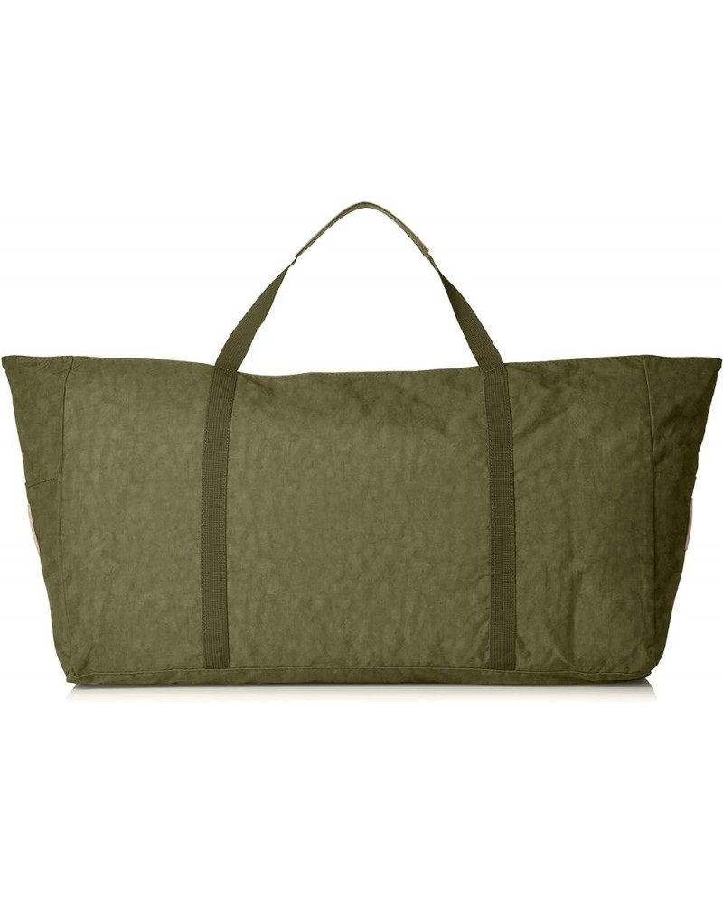 [アースメイド] NYLON LARGE TOTE E5271 Khak $28.32 Totes