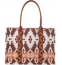 Wrangler Tote Bag for Women Aztec Top Handle Satchel Purse Boho Shoulder Handbags Angel Diamond Camel $40.49 Totes