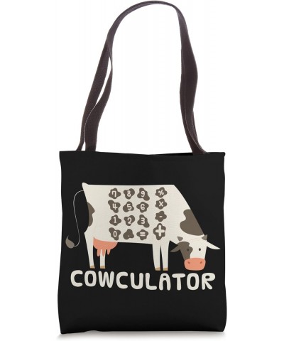 Funny Math Mathematics - Cowculator Tote Bag $12.97 Totes