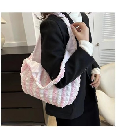 Large Bubble Hobo Bags for Women Bubble Tote Bag Cloud Shoulder Bag Hobo Bag Casual Purses Satchel Work Bag, Hobo White+pink ...