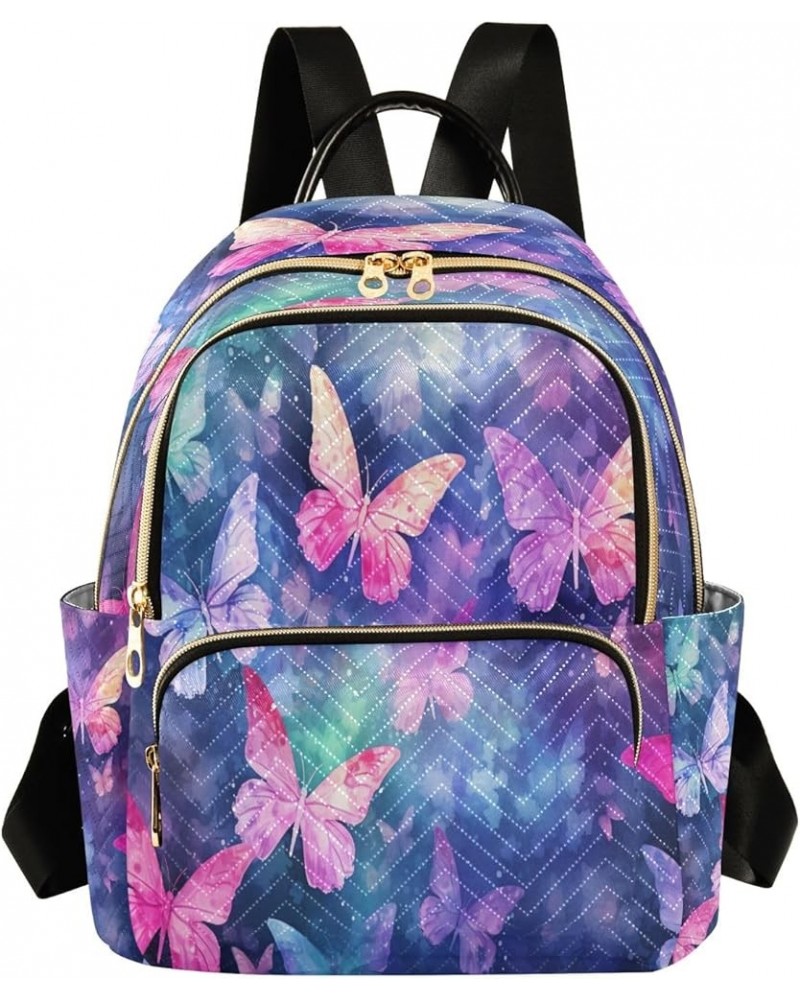 Butterfly Beautiful Fashion Backpack Purse Ladies Fashion Rucksack Travel Shoulder Bag Casual Daily Backpack Medium $20.71 Ba...