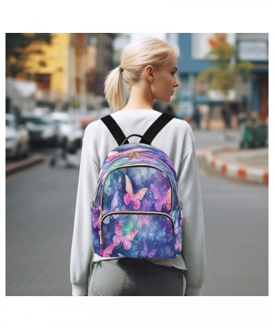 Butterfly Beautiful Fashion Backpack Purse Ladies Fashion Rucksack Travel Shoulder Bag Casual Daily Backpack Medium $20.71 Ba...