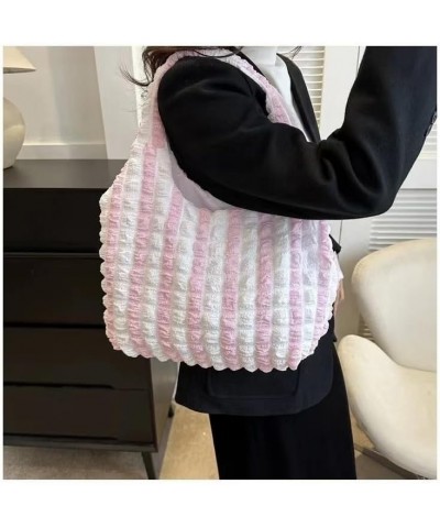 Large Bubble Hobo Bags for Women Bubble Tote Bag Cloud Shoulder Bag Hobo Bag Casual Purses Satchel Work Bag, Hobo White+pink ...