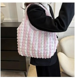 Large Bubble Hobo Bags for Women Bubble Tote Bag Cloud Shoulder Bag Hobo Bag Casual Purses Satchel Work Bag, Hobo White+pink ...