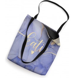 Katie Letter K Initial Cute Purple Personalized Tote Bag $15.07 Totes