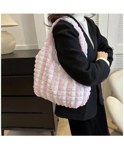 Large Bubble Hobo Bags for Women Bubble Tote Bag Cloud Shoulder Bag Hobo Bag Casual Purses Satchel Work Bag, Hobo White+pink ...