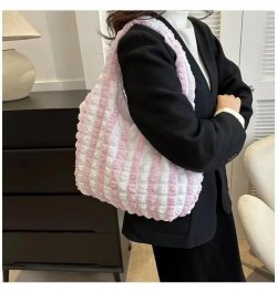 Large Bubble Hobo Bags for Women Bubble Tote Bag Cloud Shoulder Bag Hobo Bag Casual Purses Satchel Work Bag, Hobo White+pink ...