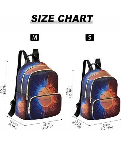 Basketball Fashion Backpack Purse Ladies Fashion Rucksack Travel Shoulder Bag Casual Daily Backpack Medium $16.28 Backpacks