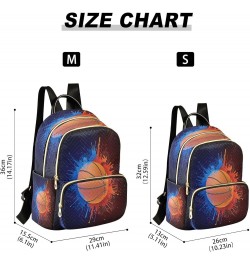 Basketball Fashion Backpack Purse Ladies Fashion Rucksack Travel Shoulder Bag Casual Daily Backpack Medium $16.28 Backpacks