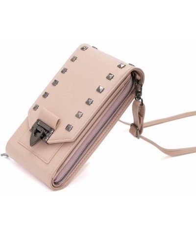 Leather Crossbody Bags for Women, Small Crossbody Phone Bags Cellphone Wallet Purse for Women, Fashion Rivet Bag Red $14.40 C...