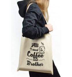 All I need Is Coffee Tote bag for Women And Men Graphic Shoulder Bags Casual Cloth Purses and Aesthetic Handbags $19.48 Totes