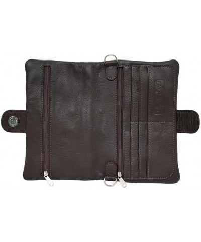 American West Womens Grab-And-Go Foldover Crossbody/Clutch/Wallet Bag Black $31.20 Clutches