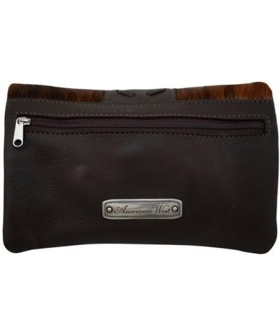 American West Womens Grab-And-Go Foldover Crossbody/Clutch/Wallet Bag Black $31.20 Clutches