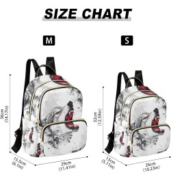 Mini Backpack Purse for Women, Fierce Wolf Travel Bag Casual Daypack Shoulder Bag Small $18.55 Backpacks