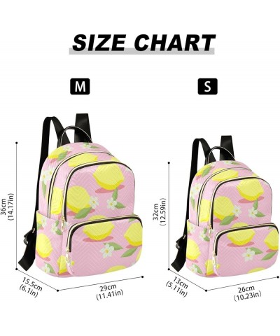 Tangerine Fruit Pattern Women's Backpack Wallet Casual Small Backpack Fashion Women's Travel Bag School Backpack Color142 Sma...