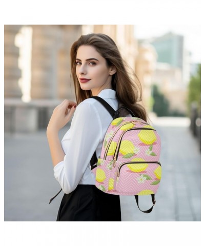 Tangerine Fruit Pattern Women's Backpack Wallet Casual Small Backpack Fashion Women's Travel Bag School Backpack Color142 Sma...