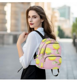 Tangerine Fruit Pattern Women's Backpack Wallet Casual Small Backpack Fashion Women's Travel Bag School Backpack Color142 Sma...