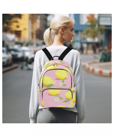 Tangerine Fruit Pattern Women's Backpack Wallet Casual Small Backpack Fashion Women's Travel Bag School Backpack Color142 Sma...