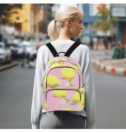 Tangerine Fruit Pattern Women's Backpack Wallet Casual Small Backpack Fashion Women's Travel Bag School Backpack Color142 Sma...