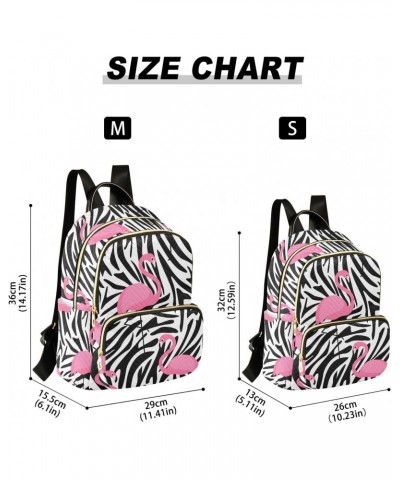 Flamingos Fashion Backpack Purse for Women Multipurpose Casual Daypack with Multi Pockets & Secured Zipper Anti-Theft Rucksac...