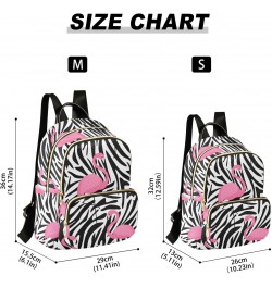 Flamingos Fashion Backpack Purse for Women Multipurpose Casual Daypack with Multi Pockets & Secured Zipper Anti-Theft Rucksac...