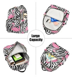 Flamingos Fashion Backpack Purse for Women Multipurpose Casual Daypack with Multi Pockets & Secured Zipper Anti-Theft Rucksac...