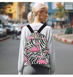 Flamingos Fashion Backpack Purse for Women Multipurpose Casual Daypack with Multi Pockets & Secured Zipper Anti-Theft Rucksac...