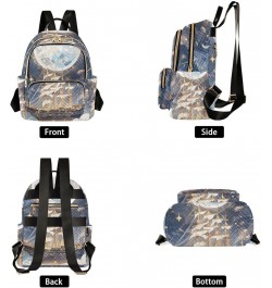 Medium Fashion Backpack for Women Fantasy Ship Ocean Print Ladies Travel Daypack Aesthetic Shoulder Bag 11.4×6.1×14.1 IN $15....