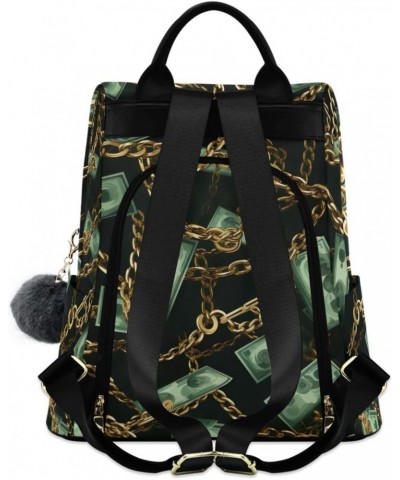 Dollar Bills Womens Backpack Purse Travel Backpack Anti Theft Shoulder Bag Satchel Bags for Women Work Ladies Travel $14.96 B...