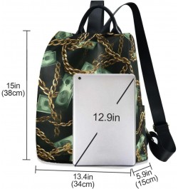 Dollar Bills Womens Backpack Purse Travel Backpack Anti Theft Shoulder Bag Satchel Bags for Women Work Ladies Travel $14.96 B...