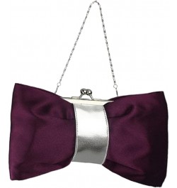 2pcs Women Pu Bow Evening Bag Clutch Wallet for Women Hand Purse for Women Clutch for Women Evening Purple $9.74 Evening Bags