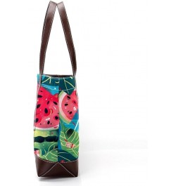 Tote Bag for Women, Large Tote Bag, Tote Bag with Zipper, Summer Fruit Watermelon, Tote Bags Women Design 4253 $21.11 Totes