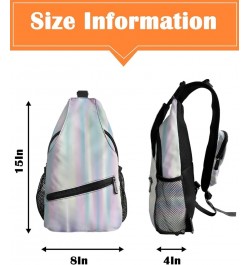 Sling Bag Crossbody Bag for Women Men Retro Solid Gray Desert Texture Waterproof Hiking Backpack Lightweight Chest Shoulder B...