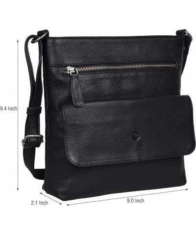 Piper Leather Crossbody Bag Grainy Napa Black $25.85 Crossbody Bags