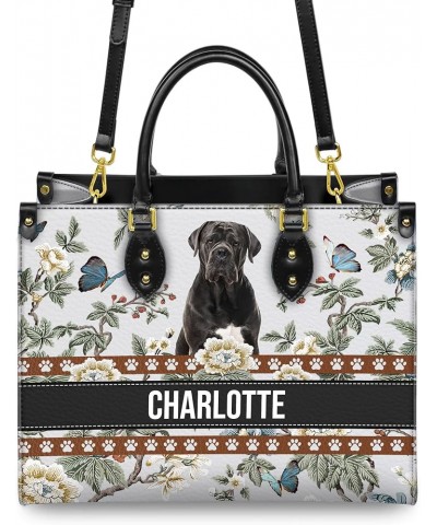 Personalized Cane Corso Dog Handbags, Custom Name Dog Leather Bags, Purses, Shoulder Bag, Gift For Dog Mom Dog Lover Style 5 ...