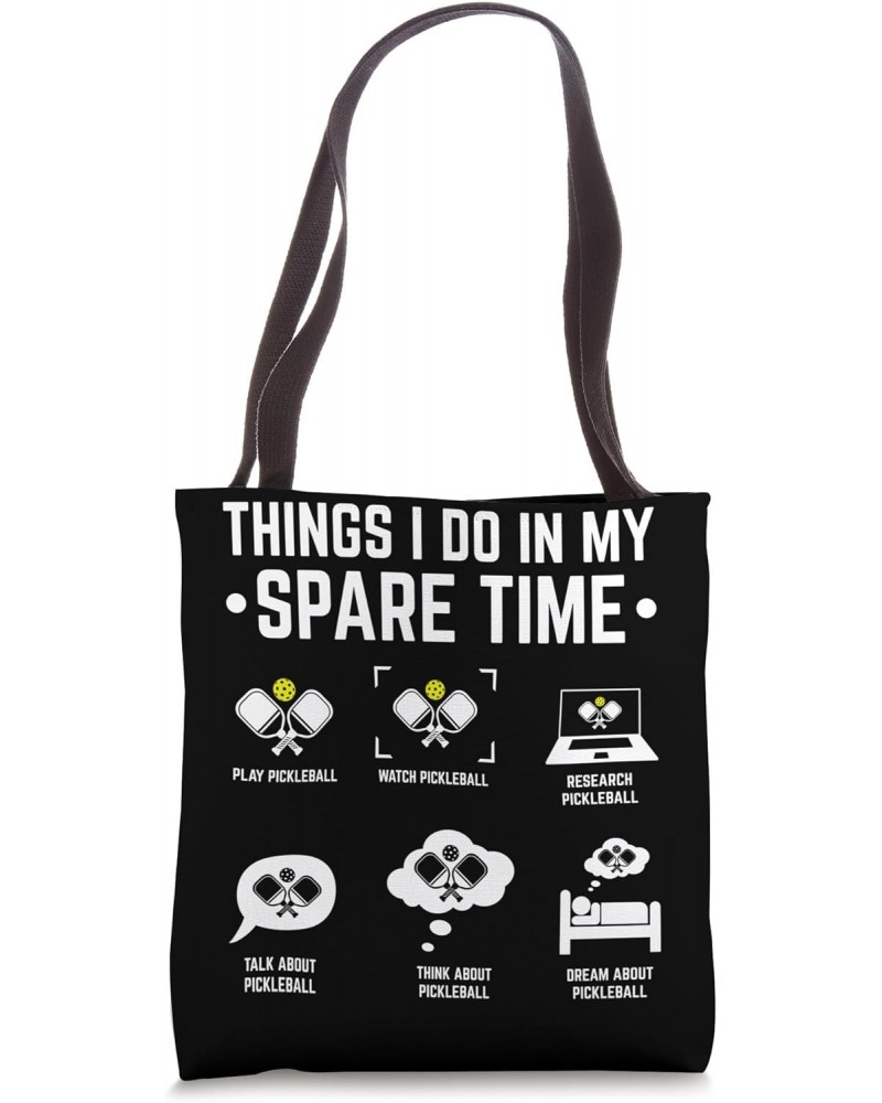 Explore Your Love for Pickleball with Our Unique Design Tote Bag $14.75 Totes