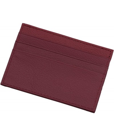 Fashion ID Short Wallet Solid Color Women Men Artificial Leather Purse Multiple Card Slots Clutch Bag Leather Wallet for Wome...