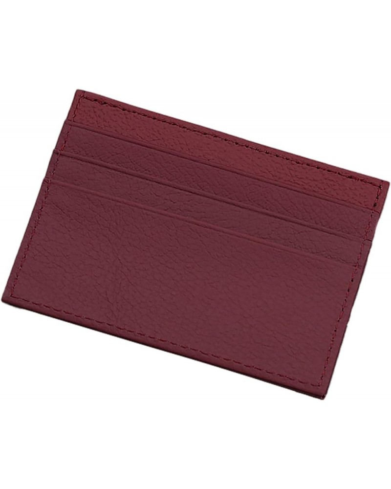 Fashion ID Short Wallet Solid Color Women Men Artificial Leather Purse Multiple Card Slots Clutch Bag Leather Wallet for Wome...