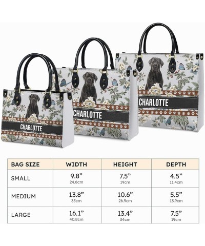 Personalized Cane Corso Dog Handbags, Custom Name Dog Leather Bags, Purses, Shoulder Bag, Gift For Dog Mom Dog Lover Style 5 ...