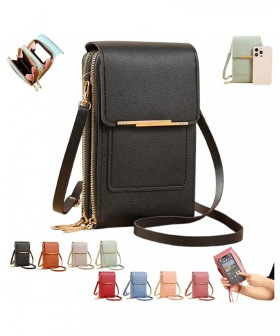 Anti-Theft Leather Bag,Mini Messenger Shoulder Handbag Wallet,RFID Blocking PU Leather Crossbody Bag for Women Black $9.23 Cr...