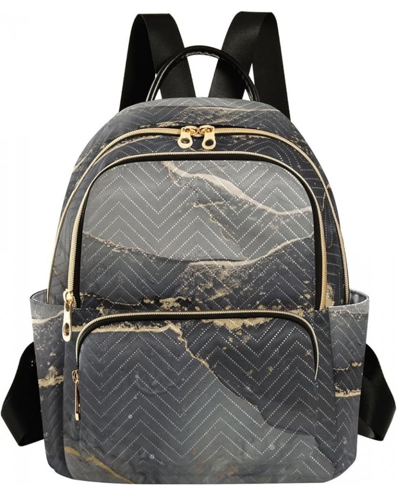 Colorful Marble Women's Backpack Wallet Casual Small Backpack Fashion Women's Travel Bag School Backpack Color290 Medium $17....