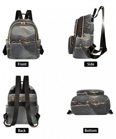 Colorful Marble Women's Backpack Wallet Casual Small Backpack Fashion Women's Travel Bag School Backpack Color290 Medium $17....