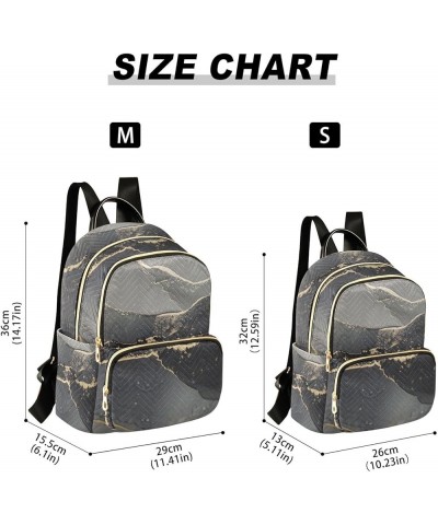 Colorful Marble Women's Backpack Wallet Casual Small Backpack Fashion Women's Travel Bag School Backpack Color290 Medium $17....