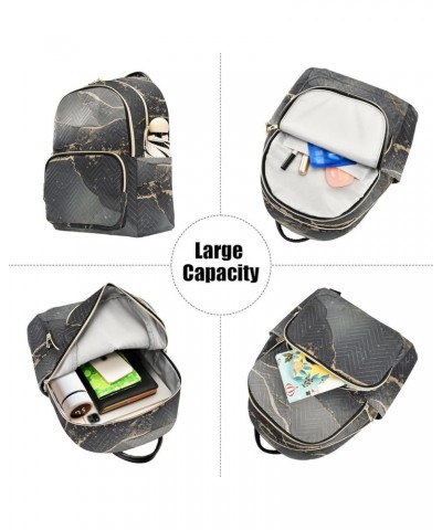 Colorful Marble Women's Backpack Wallet Casual Small Backpack Fashion Women's Travel Bag School Backpack Color290 Medium $17....