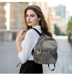 Colorful Marble Women's Backpack Wallet Casual Small Backpack Fashion Women's Travel Bag School Backpack Color290 Medium $17....