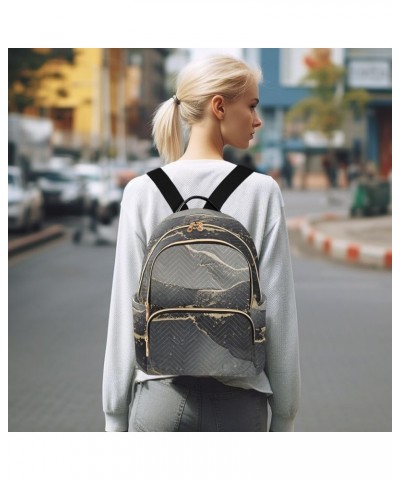 Colorful Marble Women's Backpack Wallet Casual Small Backpack Fashion Women's Travel Bag School Backpack Color290 Medium $17....