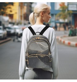 Colorful Marble Women's Backpack Wallet Casual Small Backpack Fashion Women's Travel Bag School Backpack Color290 Medium $17....