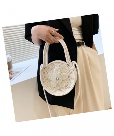 2pcs Messenger Small Round Bag Beach Purse Straw Purses for Women Crossbody Sling Bags for Women Woven Bag Girls Wallets Cros...