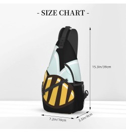 Cocktail Glasses And Wine Bottles Sling Bag Crossbody Backpack Sling Backpack Shoulder Bag For Women Men Cycling Hiking Trave...