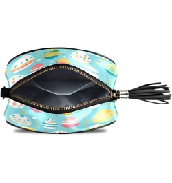 Crossbody Purse Small Crossbody Bags Shoulder Handbags Easter Blue Yellow Eggs for Women $13.49 Shoulder Bags